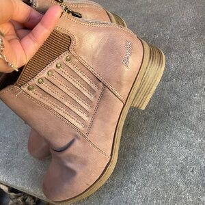 Blowfish Light Brown Ankle Booties
